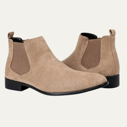 VogeLuxe | Men’s Low Profile Suede Chelsea Boots