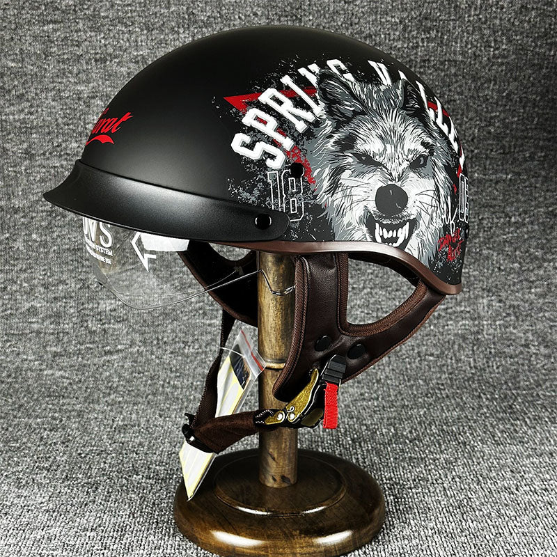 Lightweight Urban Half Face Helmet With Easy Release