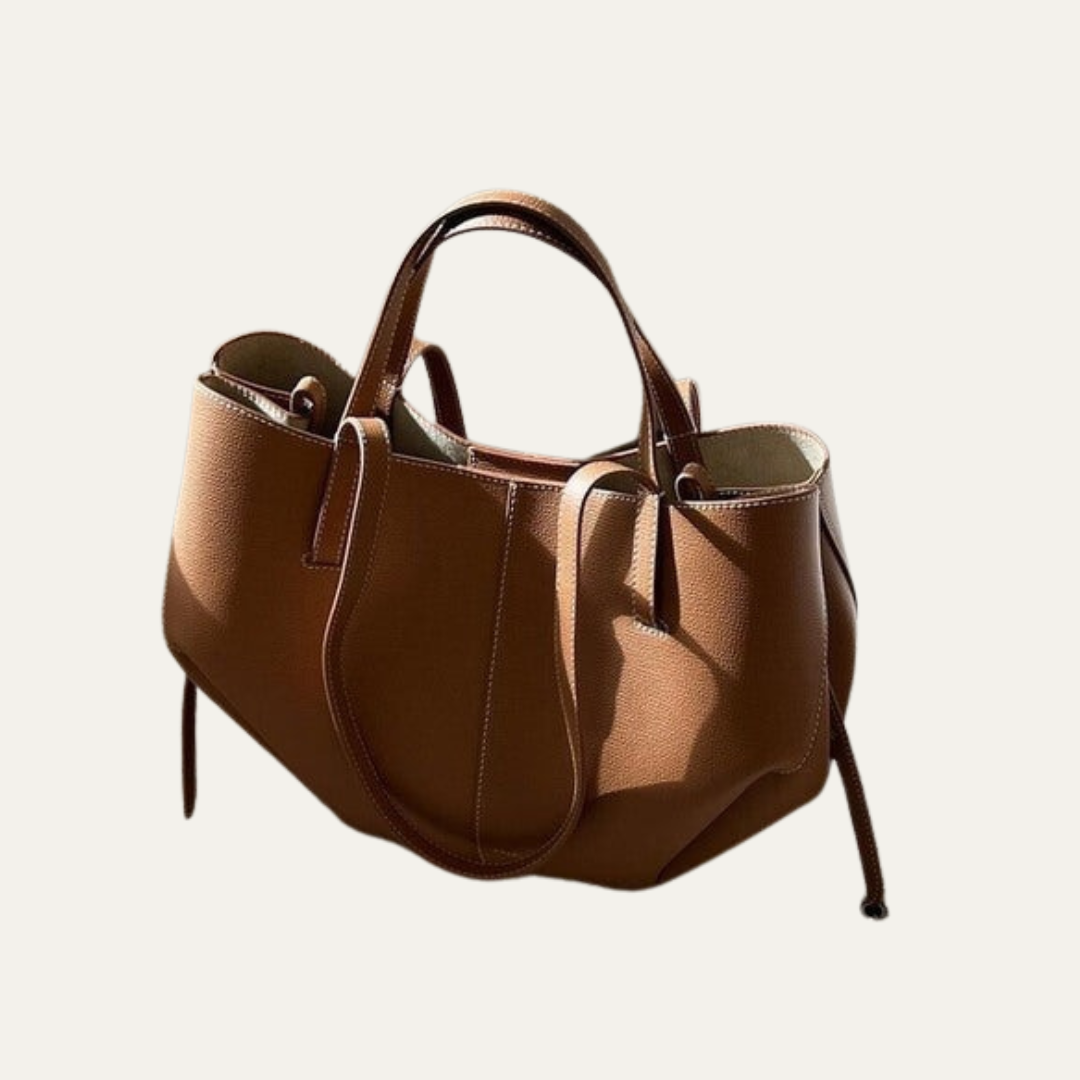 VogeLuxe | Women’s Soft Oversized Leather Tote Bag