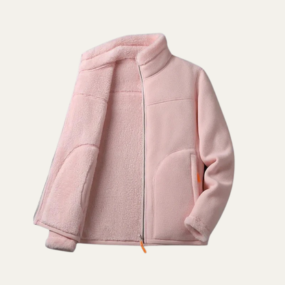 VogeLuxe | Women’s Soft Zip Fleece Jacket