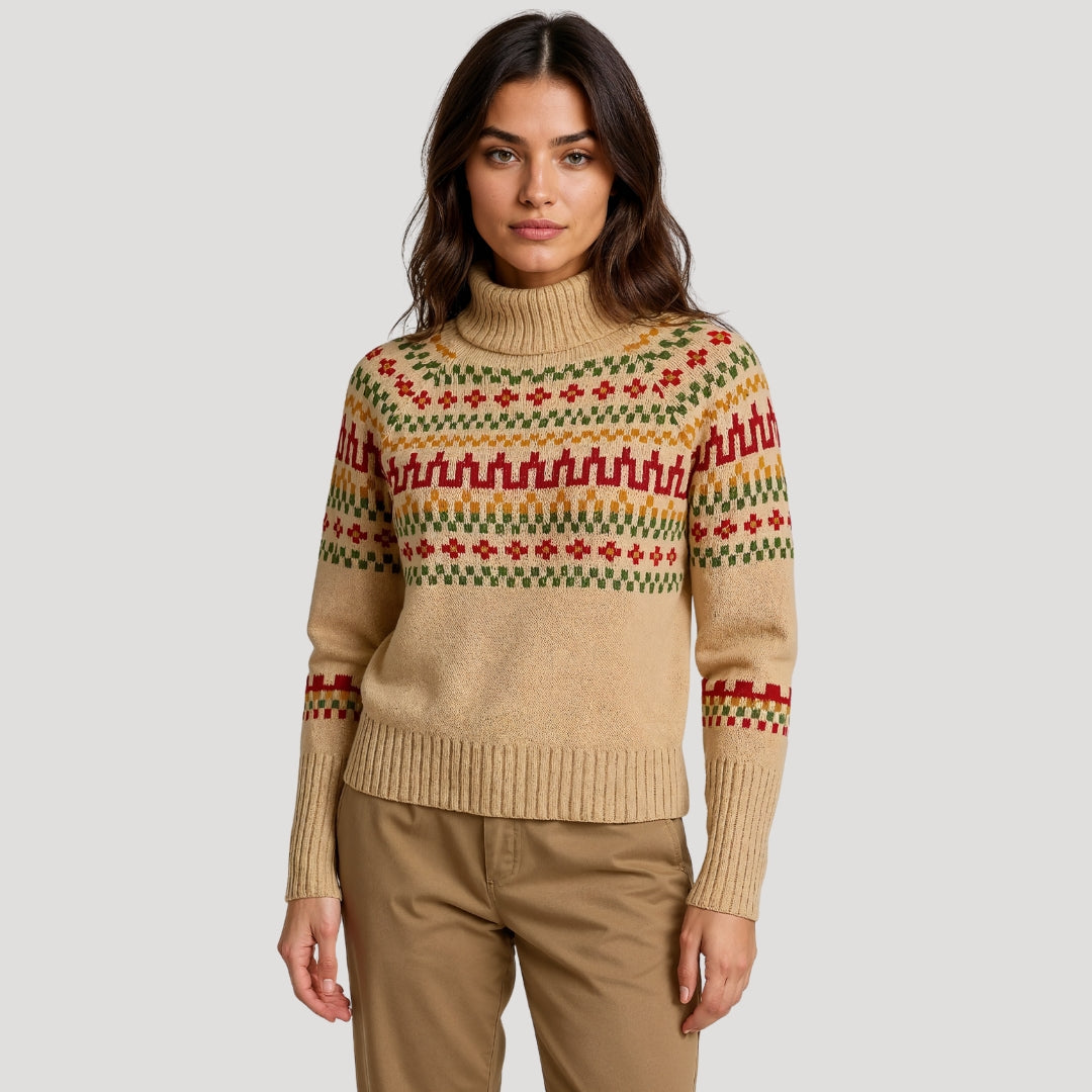 Warm Crew Neck Winter Sweater for Women