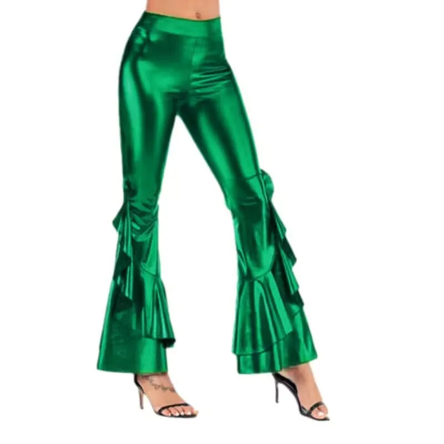 Women's Glamorous High Waisted Flare Leg Pants