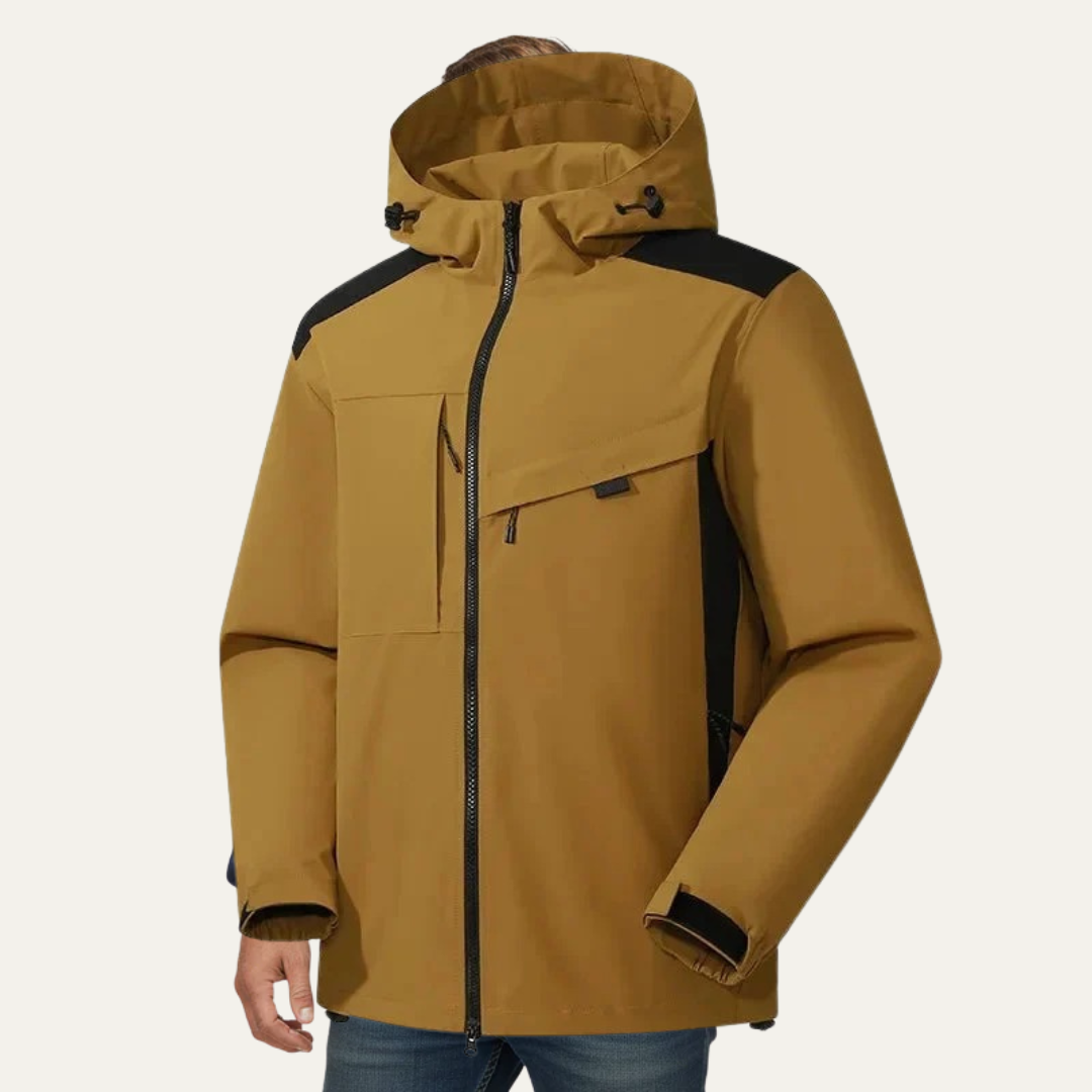 VogeLuxe | Men’s Technical Waterproof Hardshell Jacket