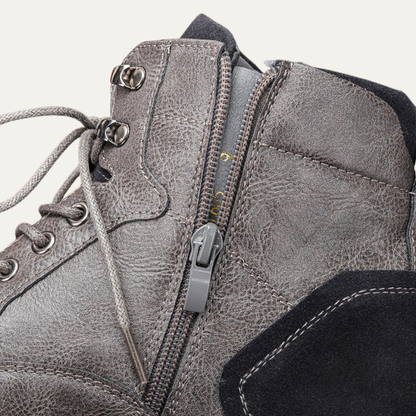 VogeLuxe | Men’s Textured Slip On Croc Pattern Ankle Bootie