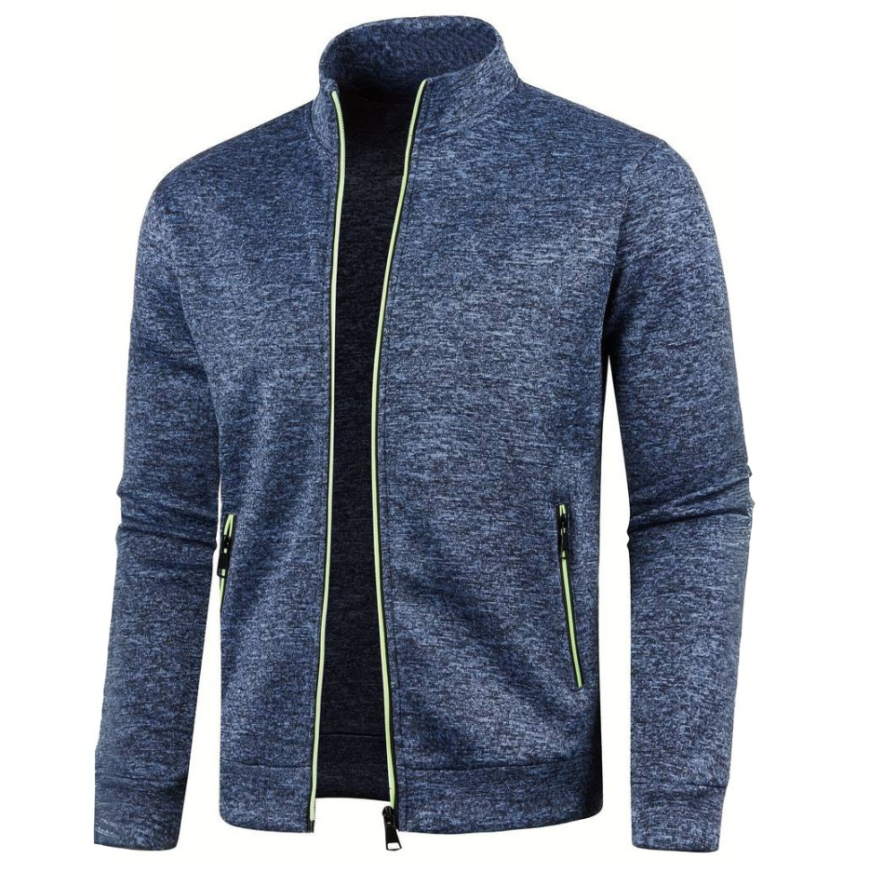 VogeLuxe | Men’s Neon Piped Full Zip Track Jacket