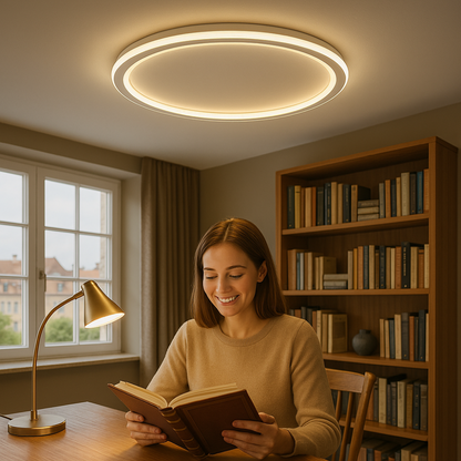 Bright Adjustable LED Ceiling Light in Soft White