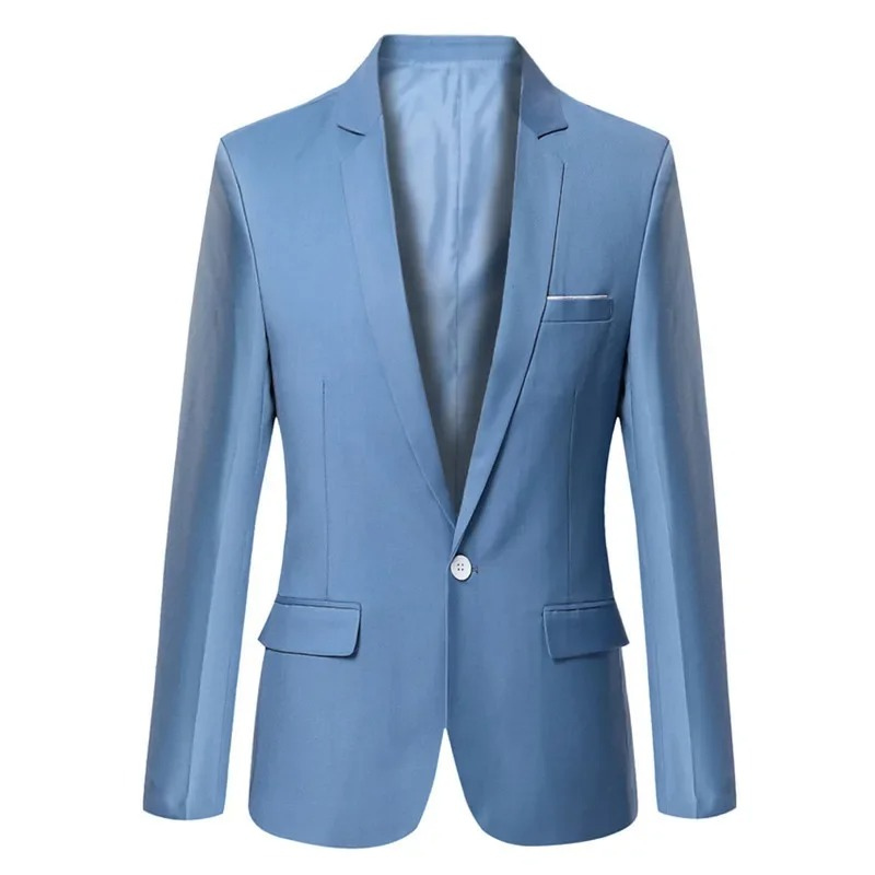 Men's Classic Tailored One Button Jacket