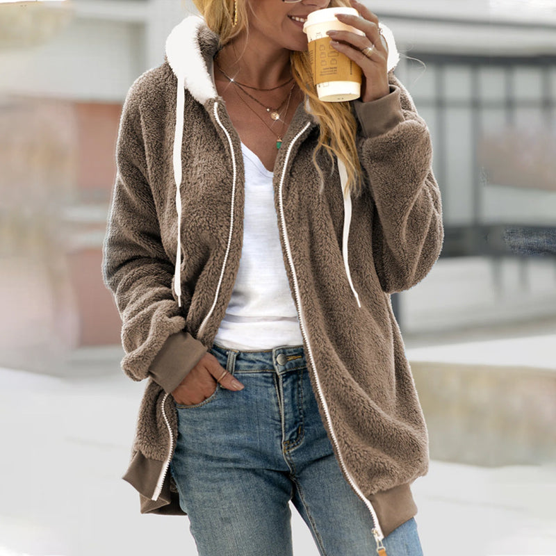 Warm Women's Hooded Parka Jacket