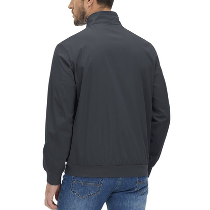VogeLuxe | Men’s Minimalist Zip Front Blouson Jacket