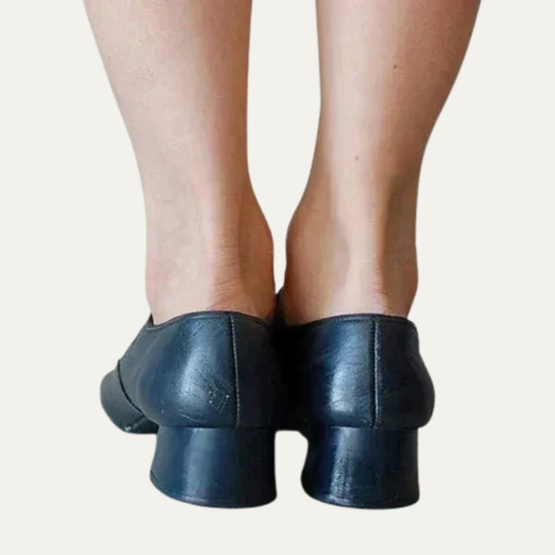 VogeLuxe | Women’s Mary Jane Heels with Rounded Toe and Low Block Heel