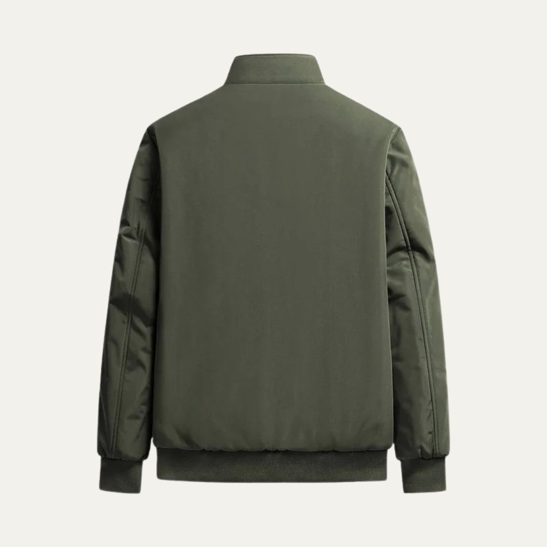 VogeLuxe | Men’s Warm Faux Fur Lined Flight Jacket