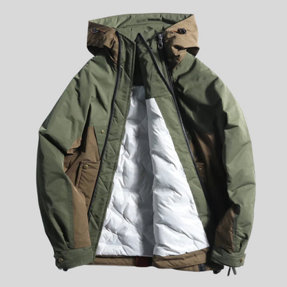 VogeLuxe | Men’s Technical Pullover Anorak Jacket