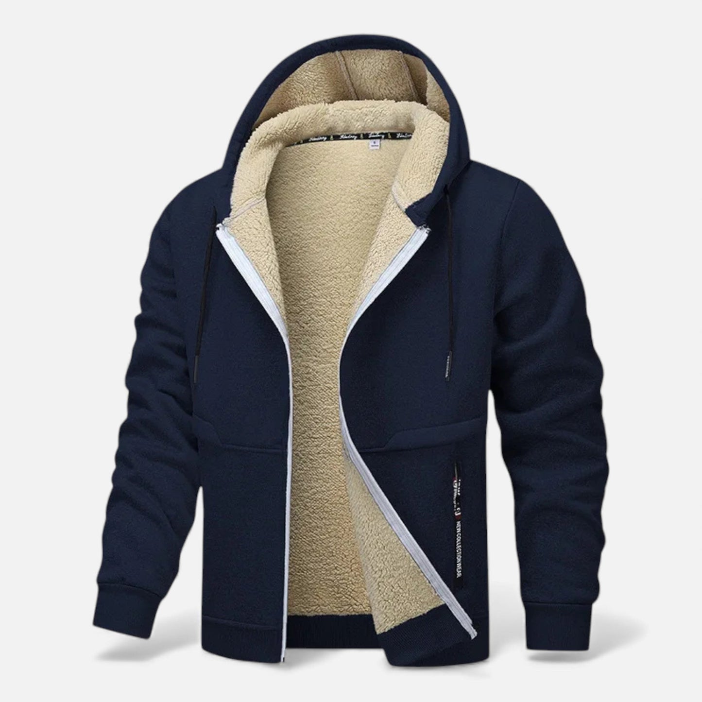 Warm Men's Fleece Lined Winter Jacket