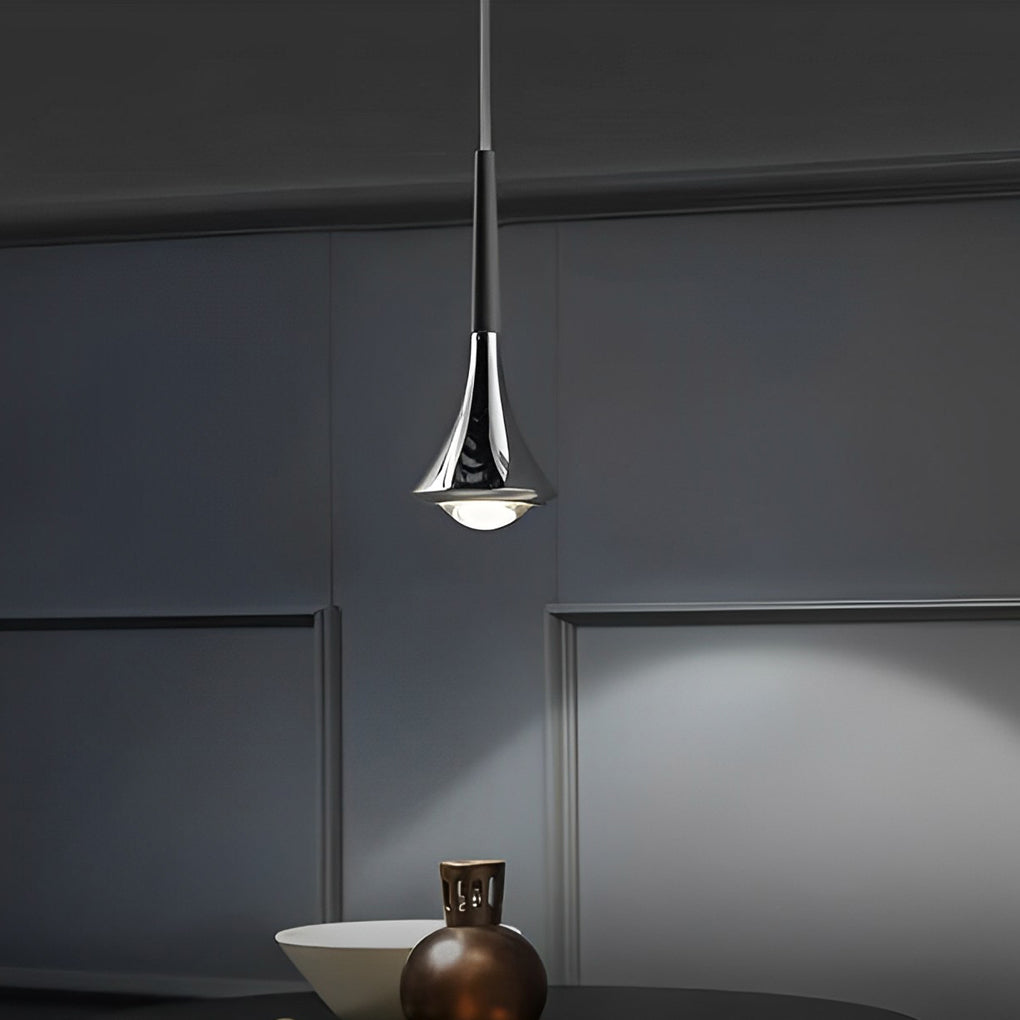 Modern Glass Drop LED Stairway Pendant Light - VogeLuxe