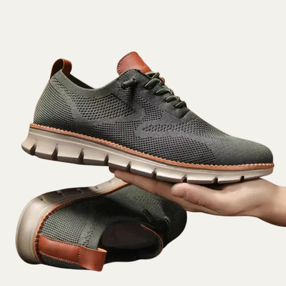 VogeLuxe | Men’s Mixed Media Low Top Platform Sneakers