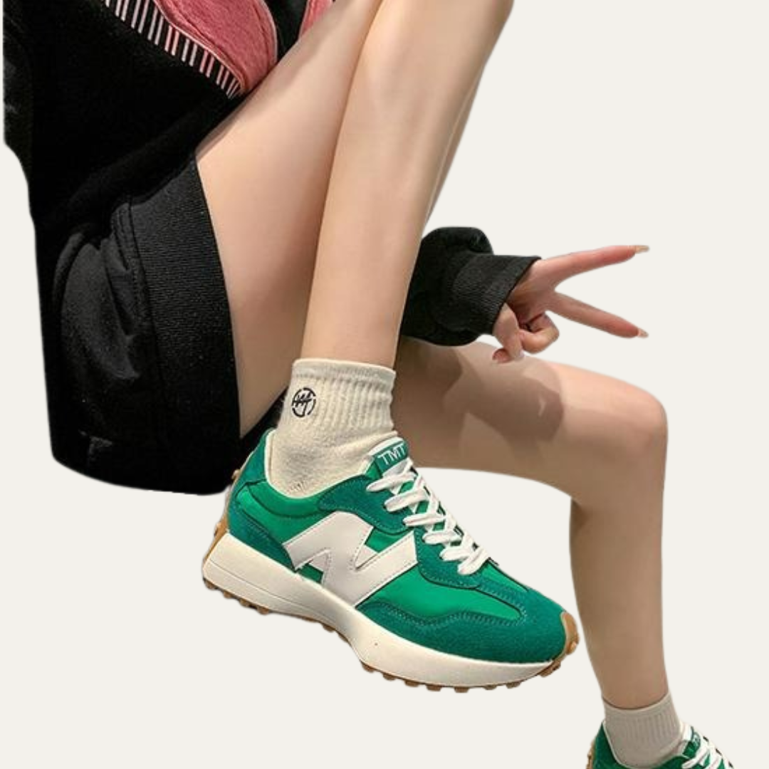 VogeLuxe | Women’s Paneled Low Top Athletic Sneakers