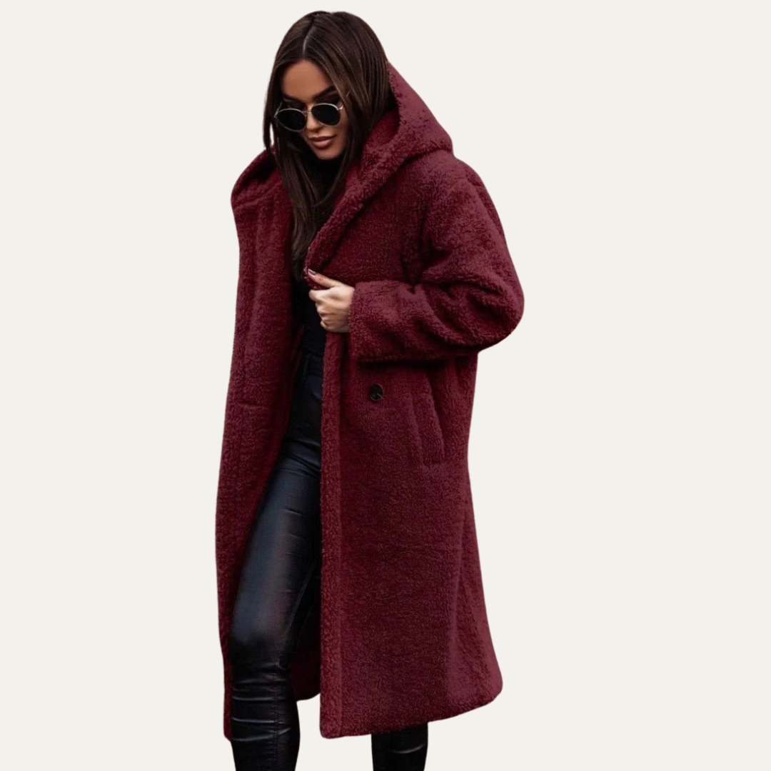 VogeLuxe | Women’s Oversized Long Teddy Coat