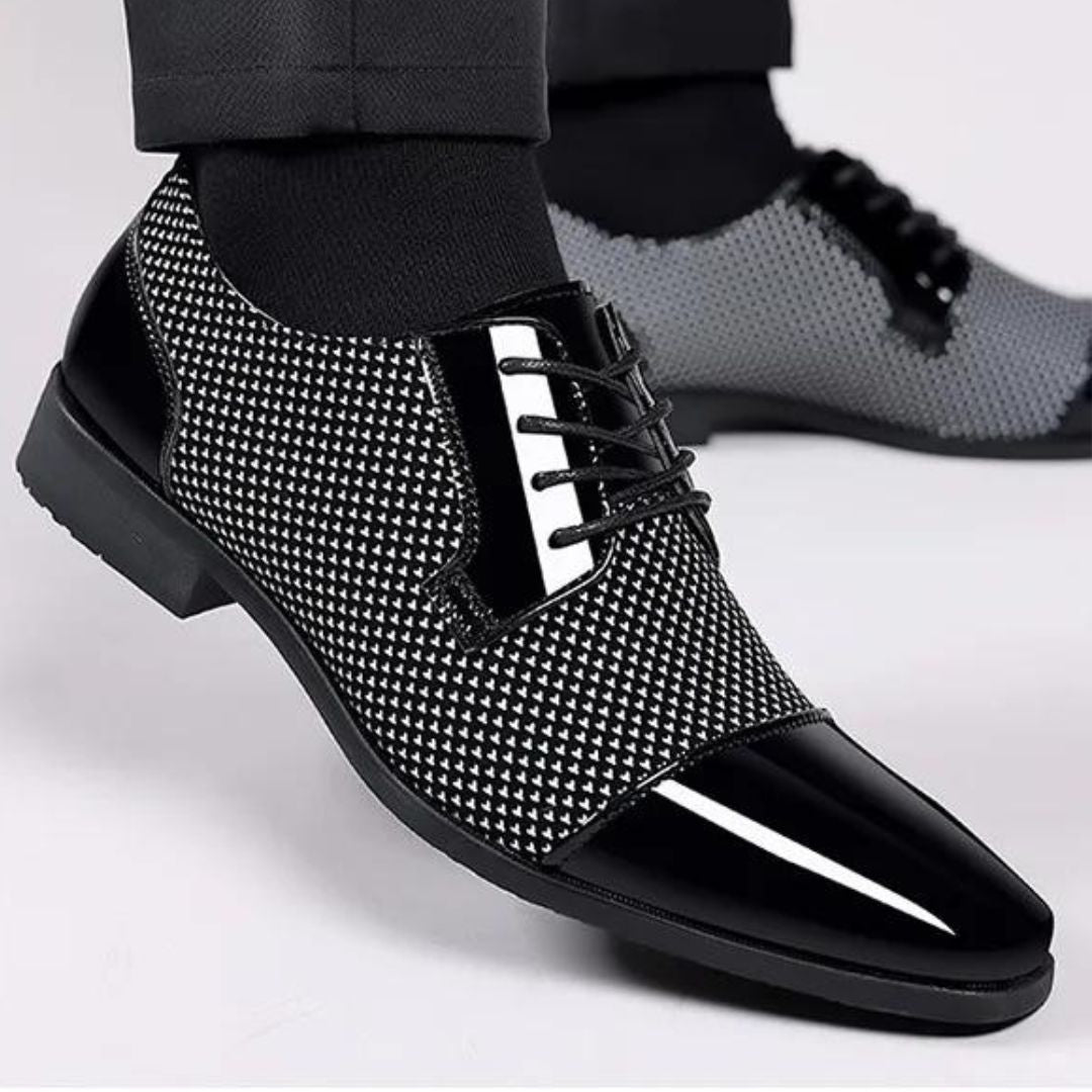 Comfortable Vegan Leather Slip-Resistant Men's Shoes