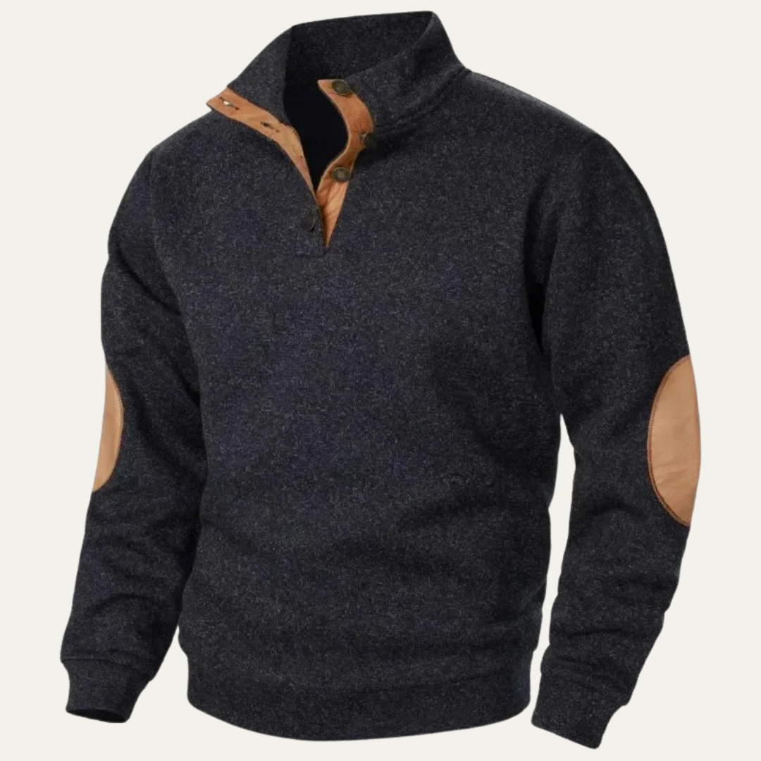 VogeLuxe | Men’s Casual Mock Neck Sweater