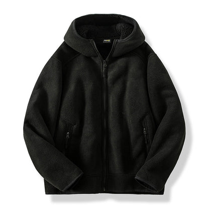 Warm Men's Winter Fleece Jacket Thick Coat