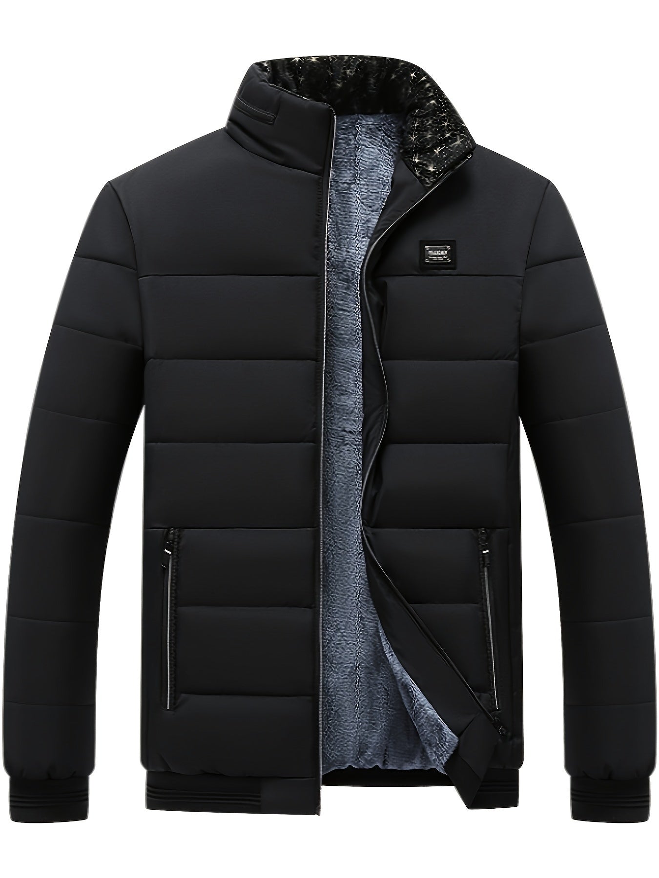 VogeLuxe | Men’s Fleece Lined Quilted Puffer Jacket