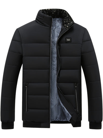 VogeLuxe | Men’s Fleece Lined Quilted Puffer Jacket