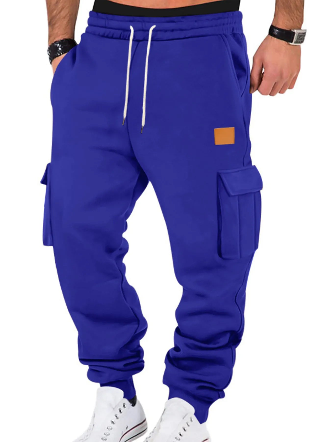 Men's Large Relaxed Fit Cargo Jogger Pants Extra Large