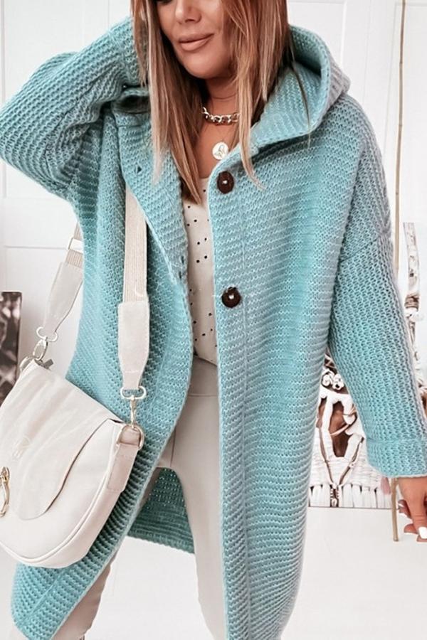 Warm Women's Cable Knit Hooded Vest - VogeLuxe