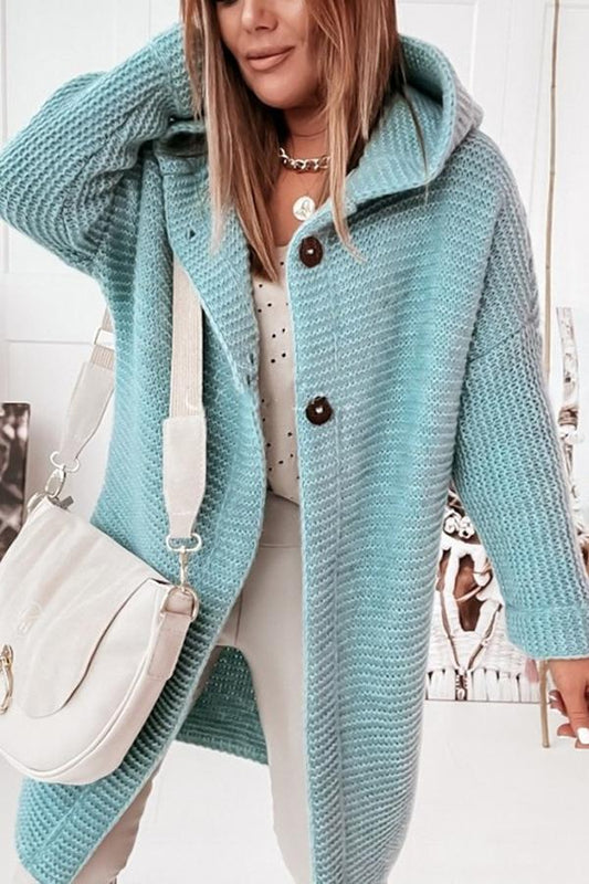 Warm Women's Cable Knit Hooded Vest - VogeLuxe