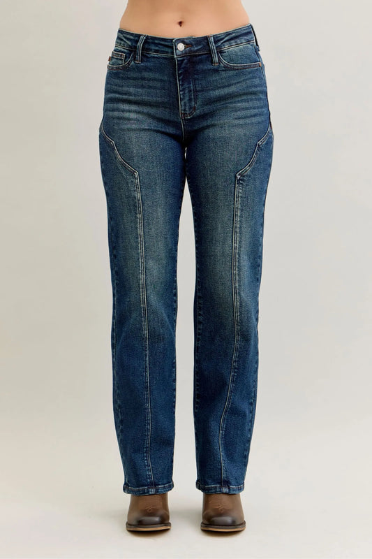 Classic Women's Straight Leg Jeans | Comfortable Fit - VogeLuxe