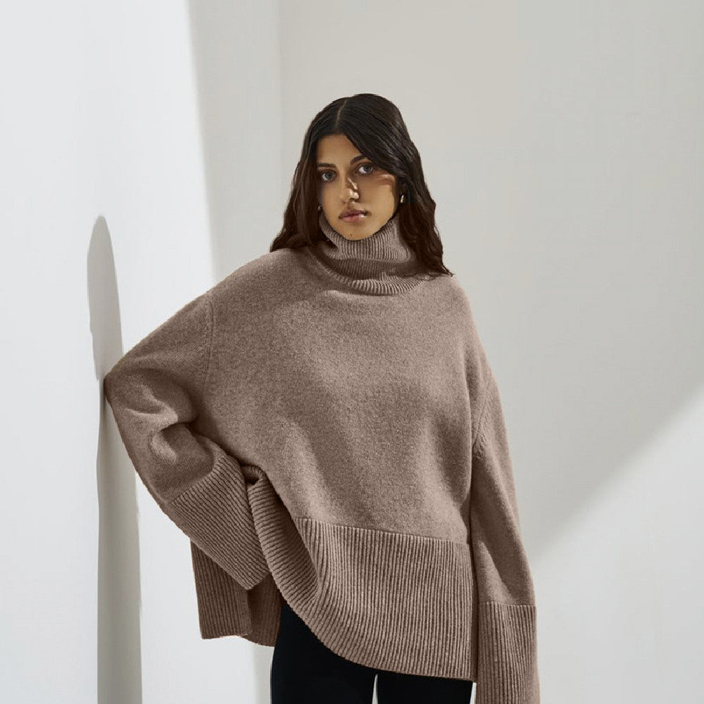 Soft Cream Cashmere Pullover Sweater