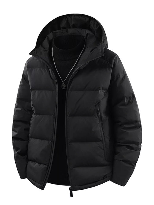 Warm Thick Men's Puffer Parka Jacket - VogeLuxe