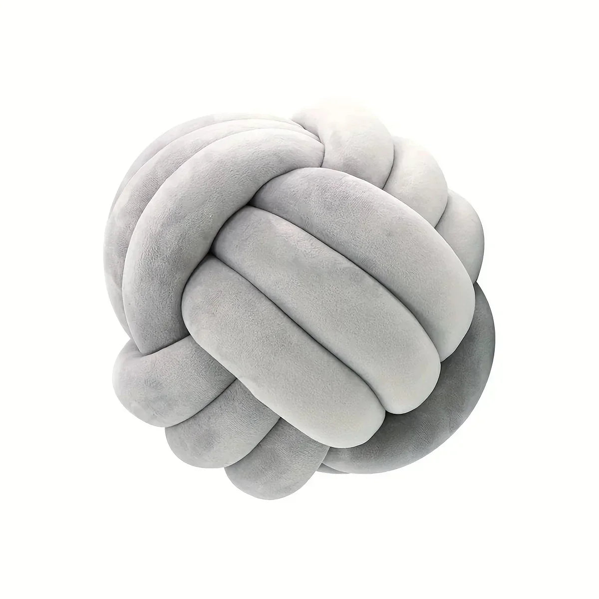 Round Knotted Ball Pillow