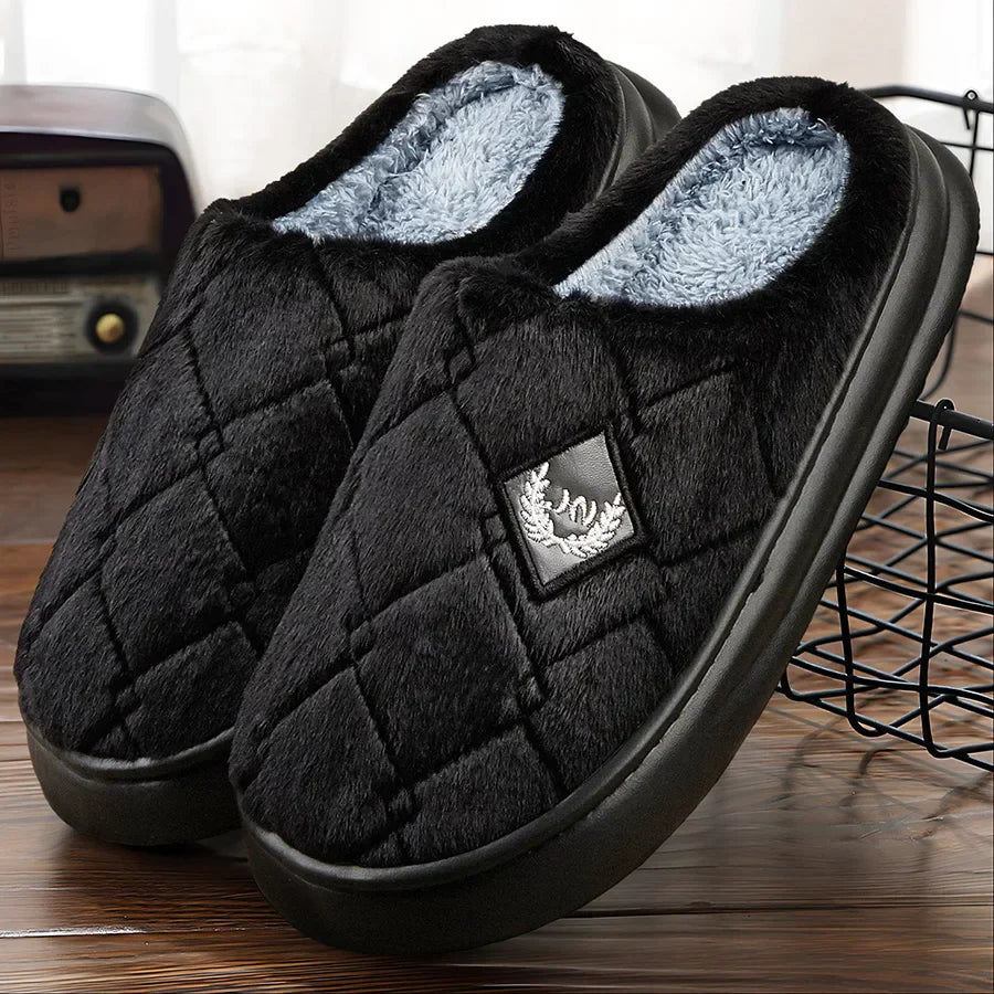Cozy Men's Fleece Lined Slipper Shoes