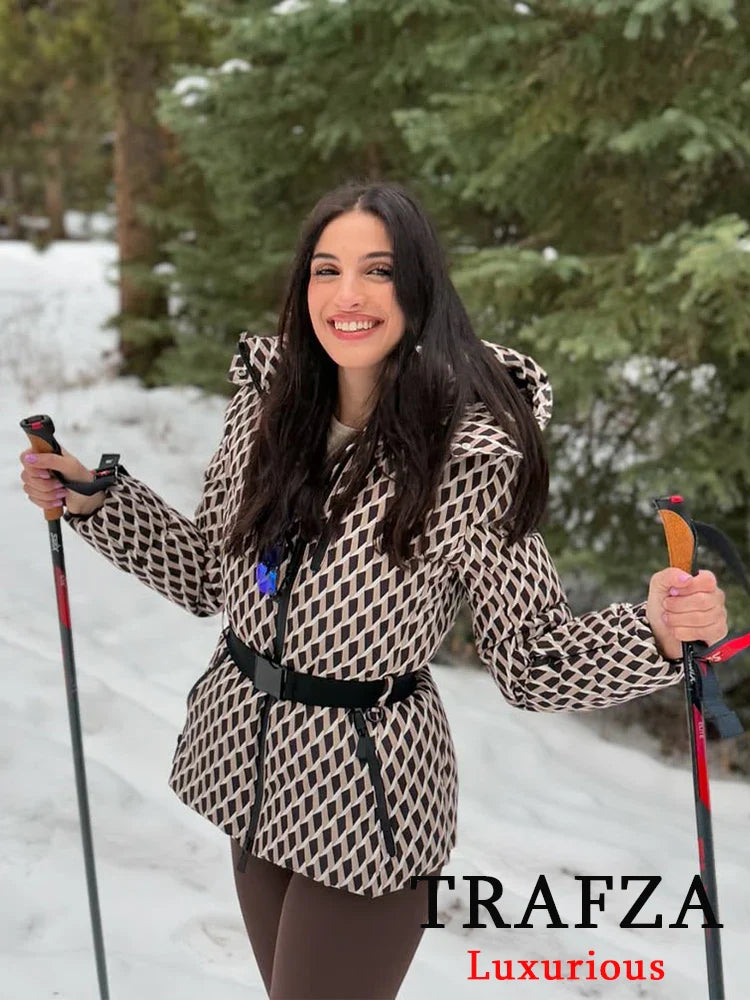 Classic Large Parka Coat for Ladies - VogeLuxe