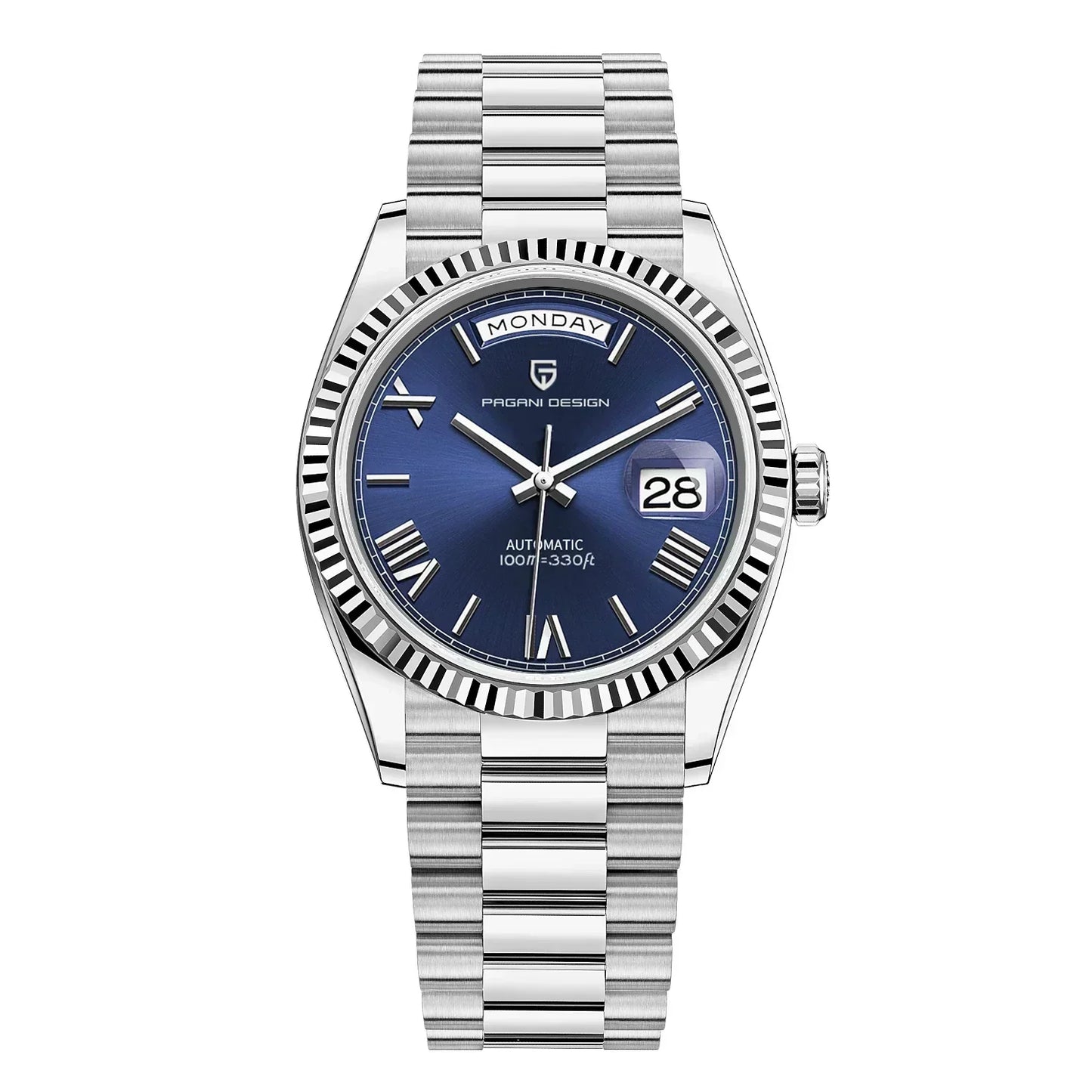 Premium Automatic Stainless Steel Men's Watch With Date