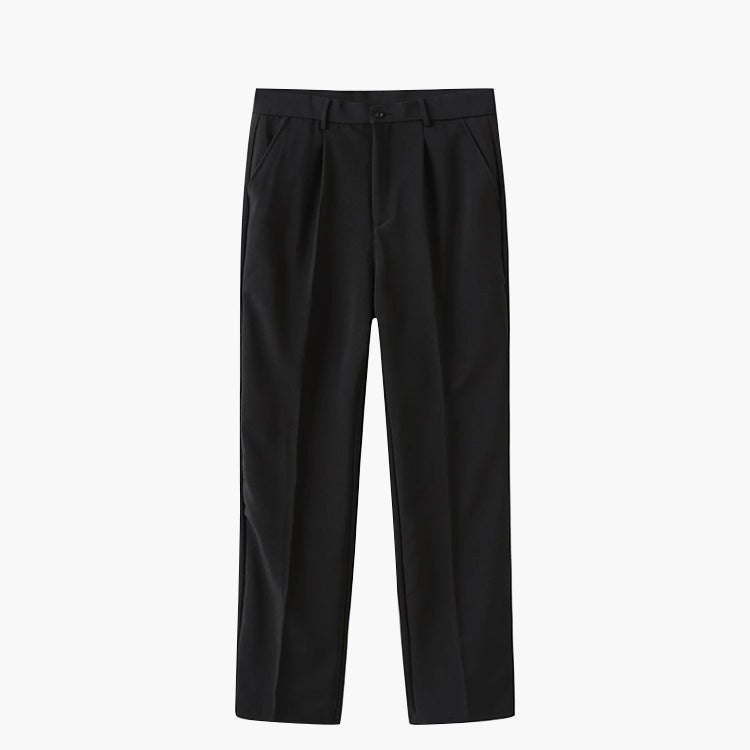 Slim Fit Designer Smart Trousers - VogeLuxe