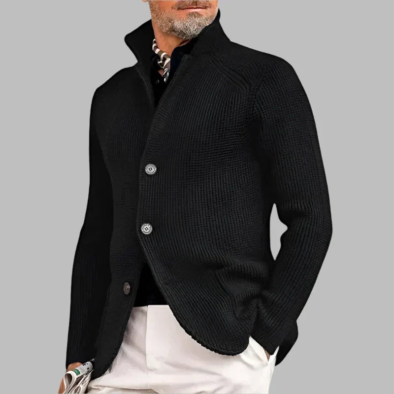 Soft Knit Wool Cardigan Sweater