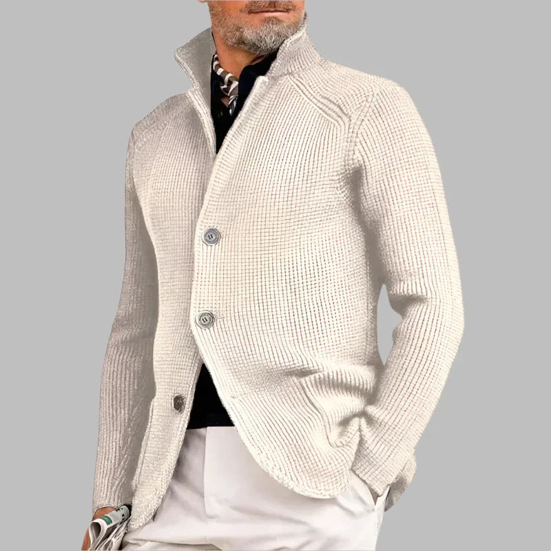 Soft Knit Wool Cardigan Sweater