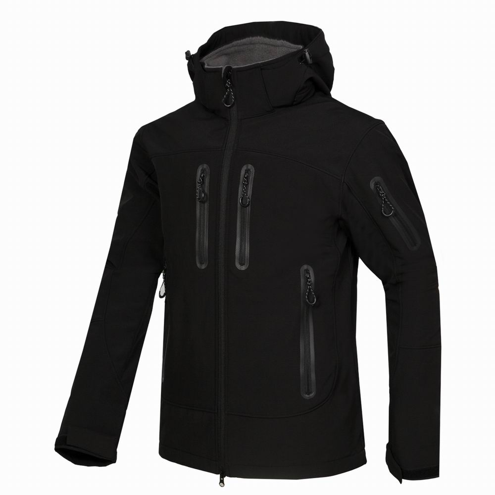 Warm Men's Zip Up Hoodie Jacket