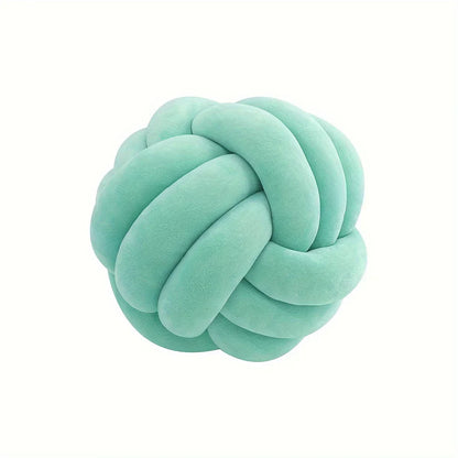 Round Knotted Ball Pillow