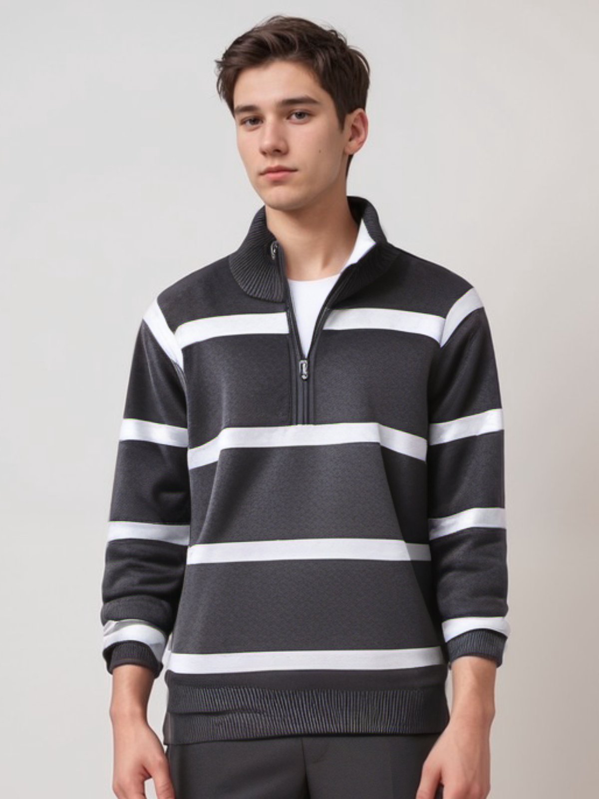 Soft Mens Winter Fleece Zip Up Jacket - VogeLuxe