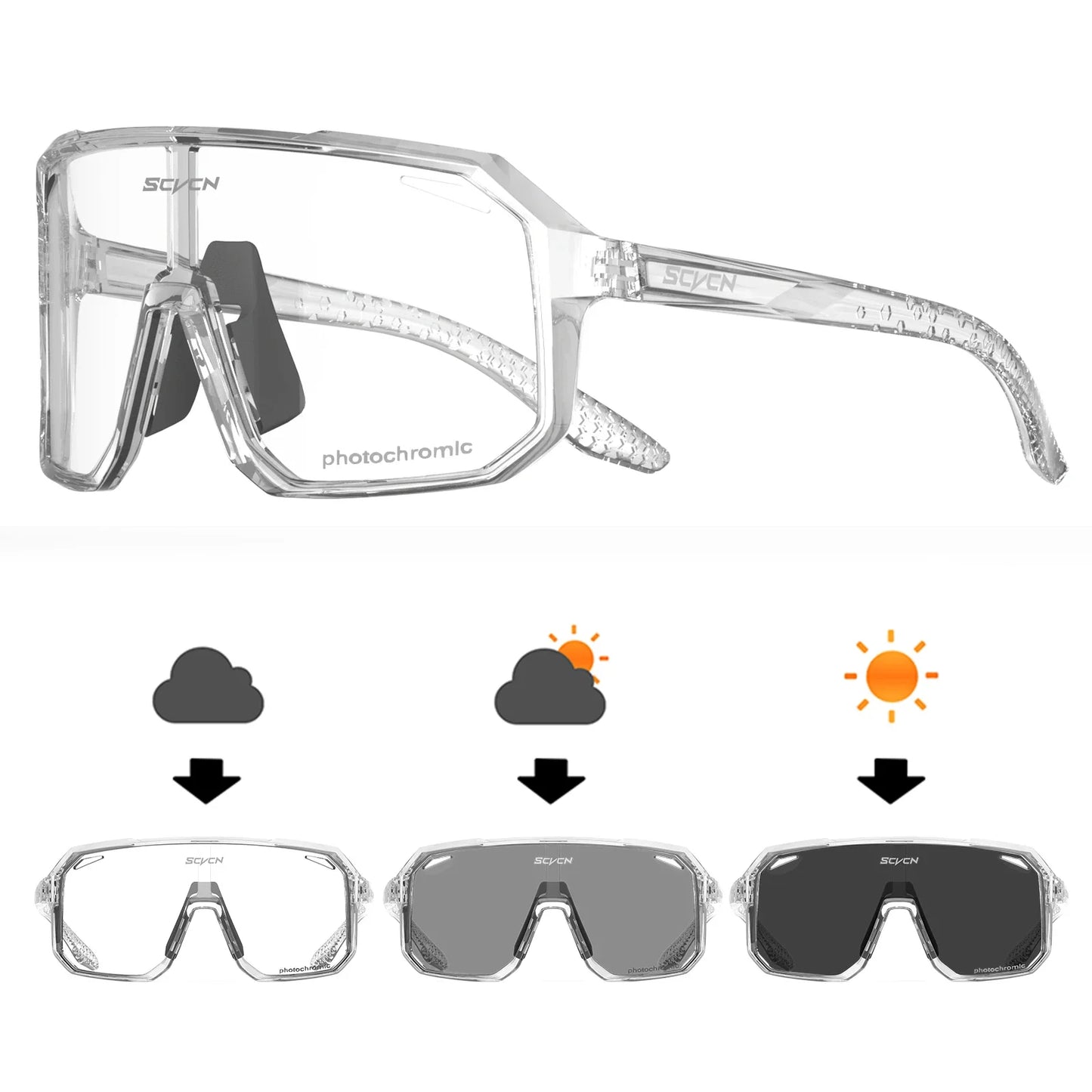 Sporty Polarized Bike Glasses