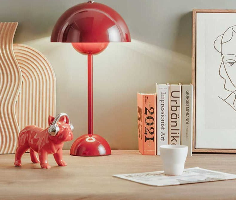 Retro Mushroom Table Lamp Warm Ambient Light - VogeLuxe