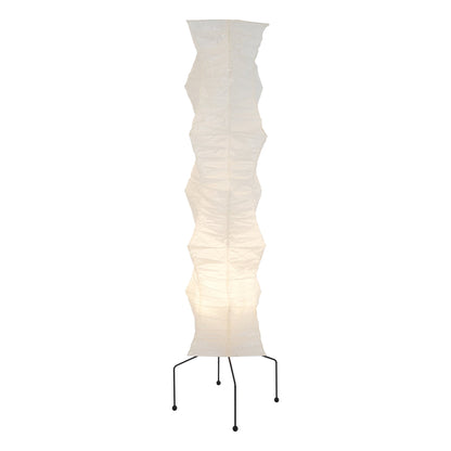 Elegant Paper Shade Floor Lamp - Soft Warm Lighting