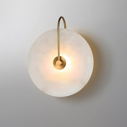Modern White LED Wall Sconce with Black Accent