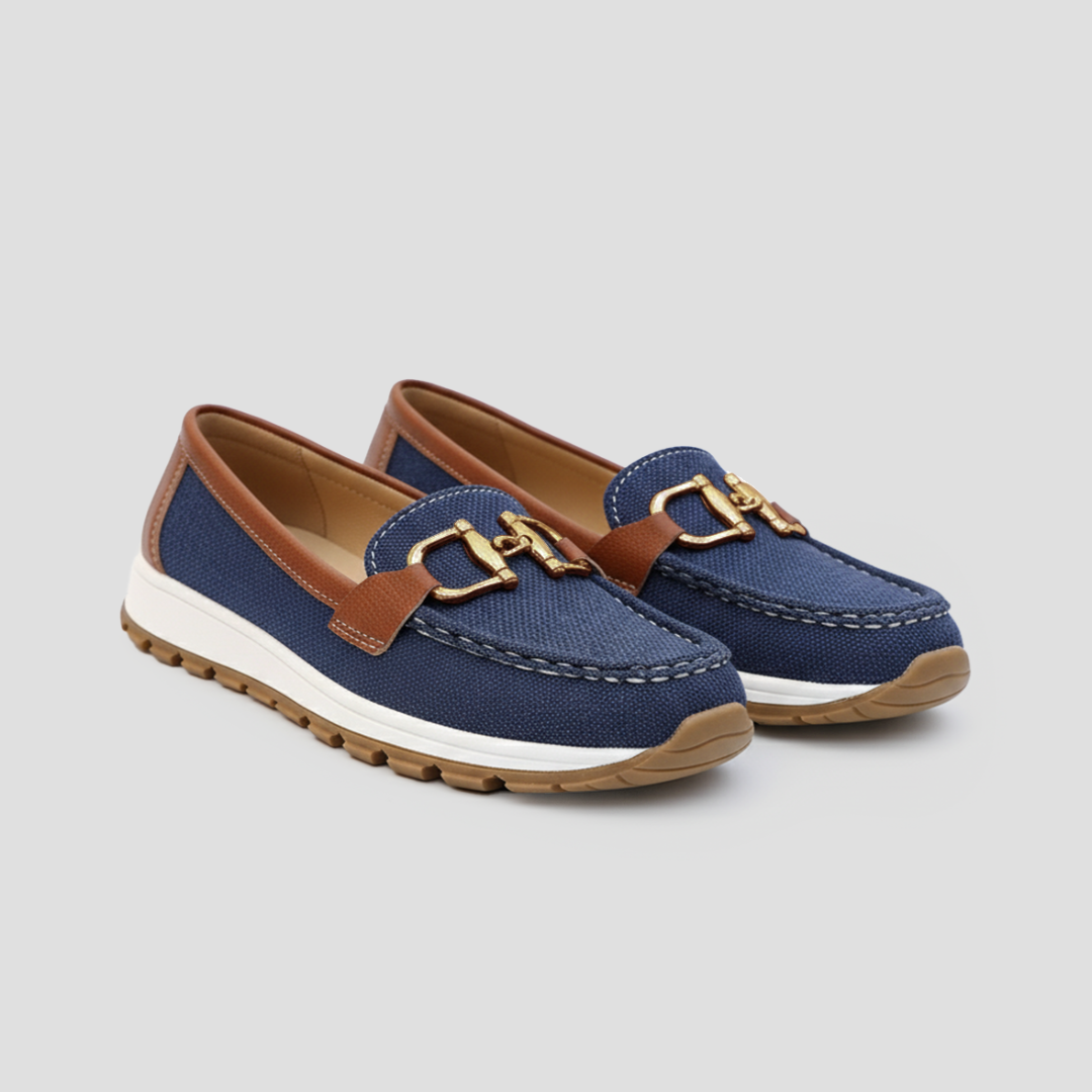 Anjie | Buckle Detail Loafers 0