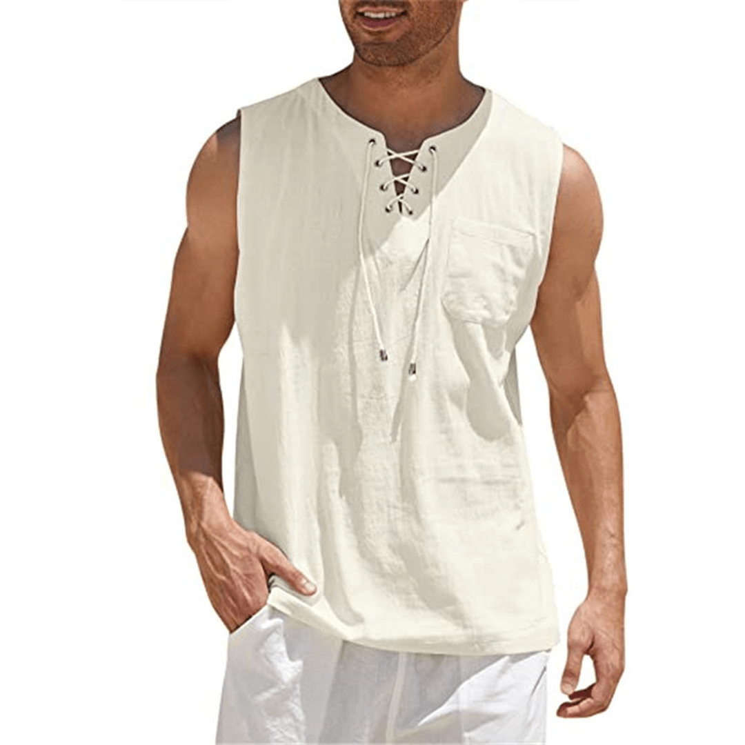 Summer Sleeveless Casual Tee Shirt - VogeLuxe