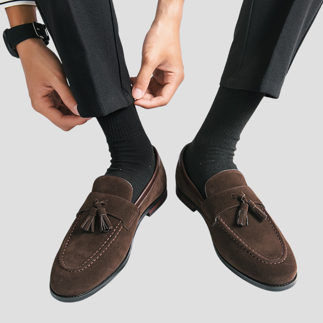 Arthur | Suede Tassel Loafers 1