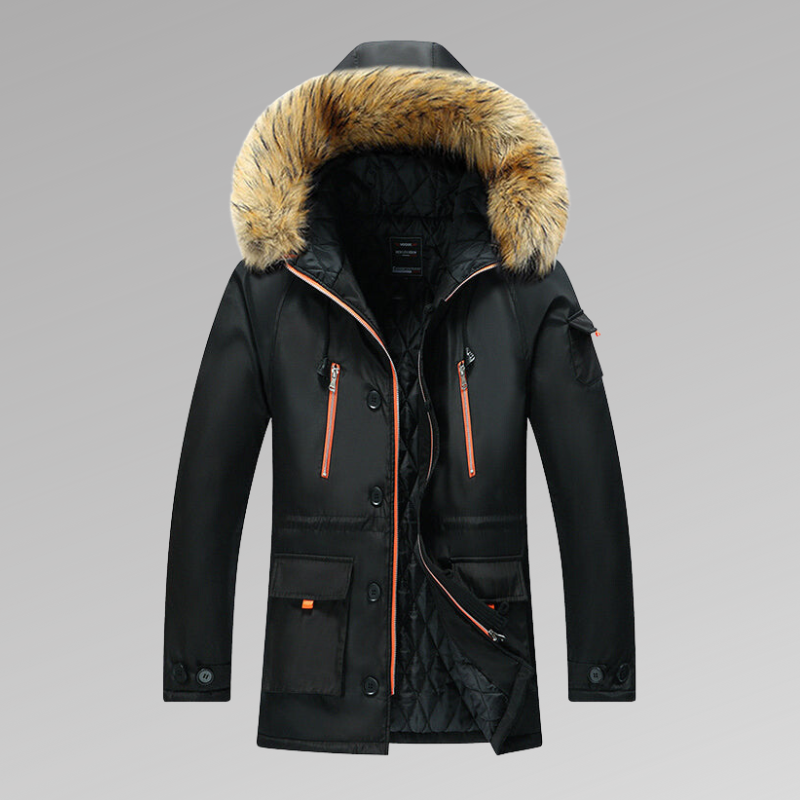 Warm Insulated Men's Winter Parka Coat - VogeLuxe